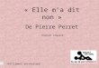 « Elle ma dit non » De Pierre Perret Défilement automatique Chanson coquine