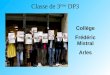 Classe de 3 ème DP3 Collège Frédéric Mistral Arles