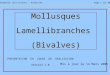 Mis à jour le 14 Mars 2005 PRESENTATION EN COURS DE REALISATION Version 1.0 MollusquesLamellibranches(Bivalves) Le Guepelle (Val-dOise) - AuversienPage