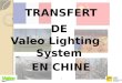 TRANSFERT DE Valeo Lighting System EN CHINE 1. Introduction Le SAC Enjeux du transfert Dilemme du prisonnier Grille du pouvoir Evolution du transfert