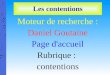 Les contentions Moteur de recherche : Daniel Goutaine Page d'accueil Rubrique : contentions