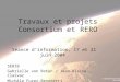 Travaux et projets Consortium et RERO Séance dinformation, 17 et 21 juin 2004 SEBIB Gabrielle von Roten / Jean-Blaise Claivaz Michèle Furer-Benedetti