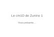 Le cm1D de Zunino 1 Vous présente… (Marie Henchoz)