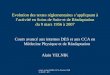 Cours avancé DES-CCA Textes SSR 3-10-07- AY Evolution des textes réglementaires sappliquant à lactivité en Soins de Suite et de Réadaptation du 9 mars