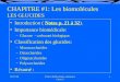 09/17/981PAA1140 Biochimie vétérinaire Cours 3 CHAPITRE #1: Les biomolécules LES GLUCIDES Introduction ( Notes p. 21 à 32). Importance biomédicale: –Glucose