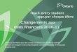 Changements aux états financiers 2010-11 : Séance d'information pour les conseils scolaires et les auditeurs externes Direction de l'analyse et de la responsabilité