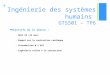 + Ingénierie des systèmes humains GTS501 – TP6 Objectifs de la séance : - QUIZ #3 (15 min) - Rappel sur la contraction cardiaque - Introduction à lECG