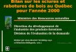 Gouvernement du Québec Ministère des Ressources naturelles Bilan sur les sciures et rabotures de bois au Québec pour lannée 2000