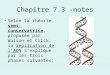 Chapitre 7.3 -notes Selon la théorie semi-conservatrice, proposée par Watson et Crick, la réplication de lADN sexplique par les trois phases suivantes;
