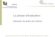 Cours Ergonomie des Interactions Personne-Machine - 2007-2008 - M. Bétrancourt & L. Gagnière La phase dévaluation : Utilisation de grilles de critères