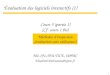 1 ‰valuation des logiciels interactifs (1) M2-IFL/DU-TICE, UPMC  @upmc.fr M©thodes dInspection (©valuation sans utilisateur) Cours 5
