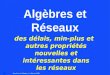 0 Algèbres et Réseaux des délais, min-plus et autres propriétés nouvelles et intéressantes dans les réseaux Jean-Yves Le Boudec, 1er Février 2000