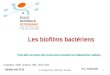 PL Toutain Ecole Vétérinaire Toulouse1 Les biofilms bactériens P.L. TOUTAIN ECOLE NATIONALE VETERINAIRE T O U L O U S E Update mai 2013 Costerton, 1999,