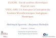 ELE6306 : Test de systèmes électroniques Projet de cours VHDL-AMS :Un Atout pour la Conception des Systèmes Microélectroniques Analogiques - Numériques