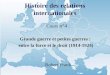 Histoire des relations internationales Cours n°4 : Grande guerre et petites guerres : entre la force et le droit (1914-1924) Robert Frank