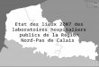 Etat des lieux 2007 des laboratoires hospitaliers publics de la Région Nord-Pas de Calais