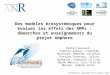 Conférences Aquarium Porte Dorée 2012 Des modèles écosystémiques pour évaluer les effets des AMPs : démarches et enseignements du projet Amphore Didier