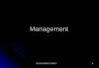 Cours de Management -Claude R1 Management 1. 2 1-LE MANAGEMENT- DEFINITIONS 1-LE MANAGEMENT- DEFINITIONS Contenu : 1°G©n©ralit©s 1°G©n©ralit©s 2° Origine