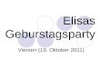Elisas Geburstagsparty Viersen (19. Oktober 2011)