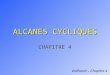ALCANES CYCLIQUES CHAPITRE 4 Vollhardt – Chapitre 4