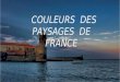 COULEURS DES PAYSAGES DE FRANCE Panorama prés d Aix en Provence