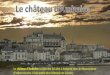 Le château d'Amboise surplombe la Loire à Amboise dans le département d'Indre-et-Loire. Il fait partie des châteaux de la Loire