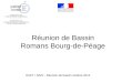 Réunion de Bassin Romans Bourg-de-Péage DAET / SAIO - Réunion de bassin octobre 2012