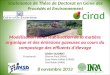 Modélisation de la stabilisation de la matière organique et des émissions gazeuses au cours du compostage des effluents d’élevage Didier OUDART 1 1 8 novembre