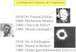La Relativité à l’épreuve de l’expérience 1818-50: Fresnel,Fizeau 1880: Michelson-Morley 1960: Chocs de billes* 1940: Muons atmosph.* 1919: Sir A.Eddington