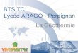 BTS TC Lycée ARAGO - Perpignan La Géothermie 