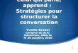 Celui qui parle, apprend : Stratégies pour structurer la conversation Yvette Beutel Congrès du SLIC Edmonton, Alberta le 30 octobre, 2010