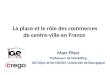 La place et le rôle des commerces de centre-ville en France Marc Filser Professeur de Marketing IAE Dijon et EA CREGO, Université de Bourgogne