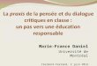 Marie-France Daniel Université de Montréal Clermont-Ferrand, 2 juin 2014
