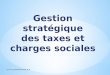 Gestion stratégique des taxes et charges sociales JLP-COLLABORATION R.H