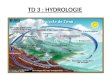 TD 3 : HYDROLOGIE. 1. Hydrologie, Bassins versants de France Sens d’écoulement