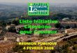 Liste Initiative Citoyenne pour Coudoux REUNION PUBLIQUE 4 FEVRIER 2008