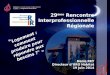 29 ème Rencontre Interprofessionnelle Régionale Denis REY Directeur d’URO Habitat 19 juin 2014 1 " Logement : comment produire pour répondre aux besoins