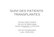SUIVI DES PATIENTS TRANSPLANTES Docteur Rémi CAHEN Service de Néphrologie Centre Hospitalier LYON-SUD DIU de transplantation Lyon, 20.05.2011