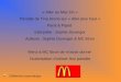 « Aller au Mac Do » Parodie de Tina Arena sur « Aller plus haut » Paral & Piped Interprète : Sophie Duverger Auteurs : Sophie Duverger & MC 6tron Merci