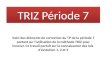TRIZ Période 7 Voici des éléments de correction du TP de la période 7 portant sur l’utilisation de la méthode TRIZ pour innover. Ce travail portait sur