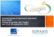 Contrat-groupe d’assurance statutaire 2013-2016 Centre de gestion des Vosges Les 13 et 18 septembre 2012
