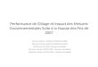 Performance de Ciblage et Impact des Mesures Gouvernementales Suite à la Hausse des Prix de 2007 Moussa Kabore (DPSAA/DGPER/MAHRH) Richard Guissou (DPSAA/DGPER/MAHRH)