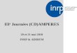 III e Journées (CD)AMPERES 20 et 21 mai 2010 INRP & ADIREM