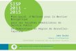 P.L.A.G.E. SISP 2011 - 2015 Plan Local d’Actions pour la Gestion Energétique pour les Sociétés Immobilières de Service Public et fédérations en Région