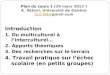 Plan du cours 1 (26 mars 2013 ) A. Akkari, Université de Genève Djalil98@gmail.com Djalil98@ Introduction 1. Du multiculturel à l’interculturel… 2. Apports