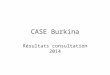 CASE Burkina Résultats consultation 2014. 36 Réponses d’assoc Adhérents Case : 26 L’envisage : 5 Non adhérent : 5 Nombre d’adhérents Moins de 50 : 12