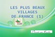 Créée en 1982, l’association des plus beaux villages de France réunit les élus des communes rurales dotées du plus beau patrimoine architectural et