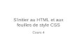 S'initier au HTML et aux feuilles de style CSS Cours 4