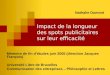 Impact de la longueur des spots publicitaires sur leur efficacité Mémoire de fin d’études juin 2005 (direction Jacques François) Université Libre de Bruxelles