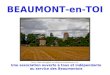 BEAUMONT-en-TOI Une association ouverte à tous et indépendante au service des Beaumontois Photo : Claire Parmeggiani, une adhérente de Beaumont-en-Toi